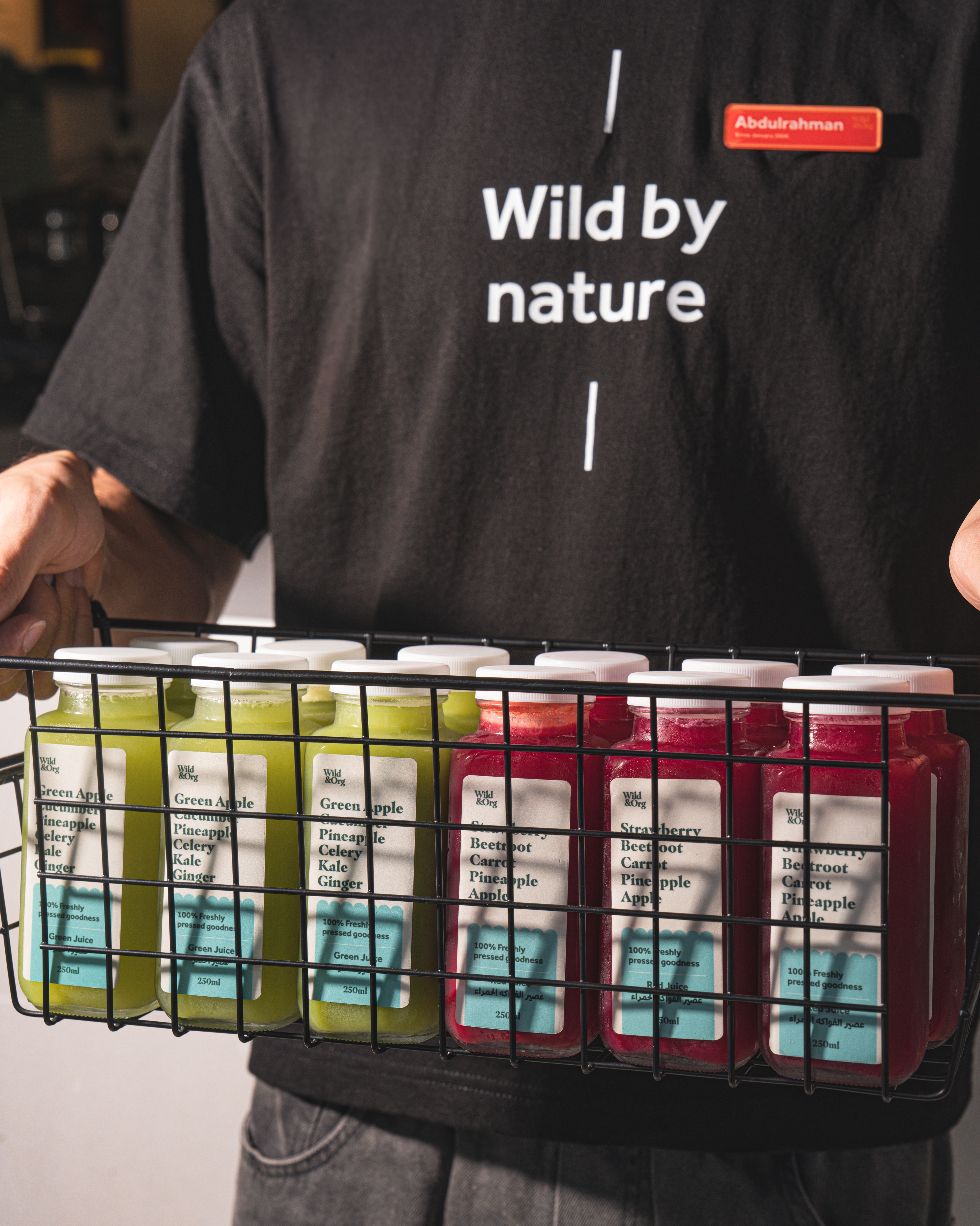 Wild&Org barista preparing coffee