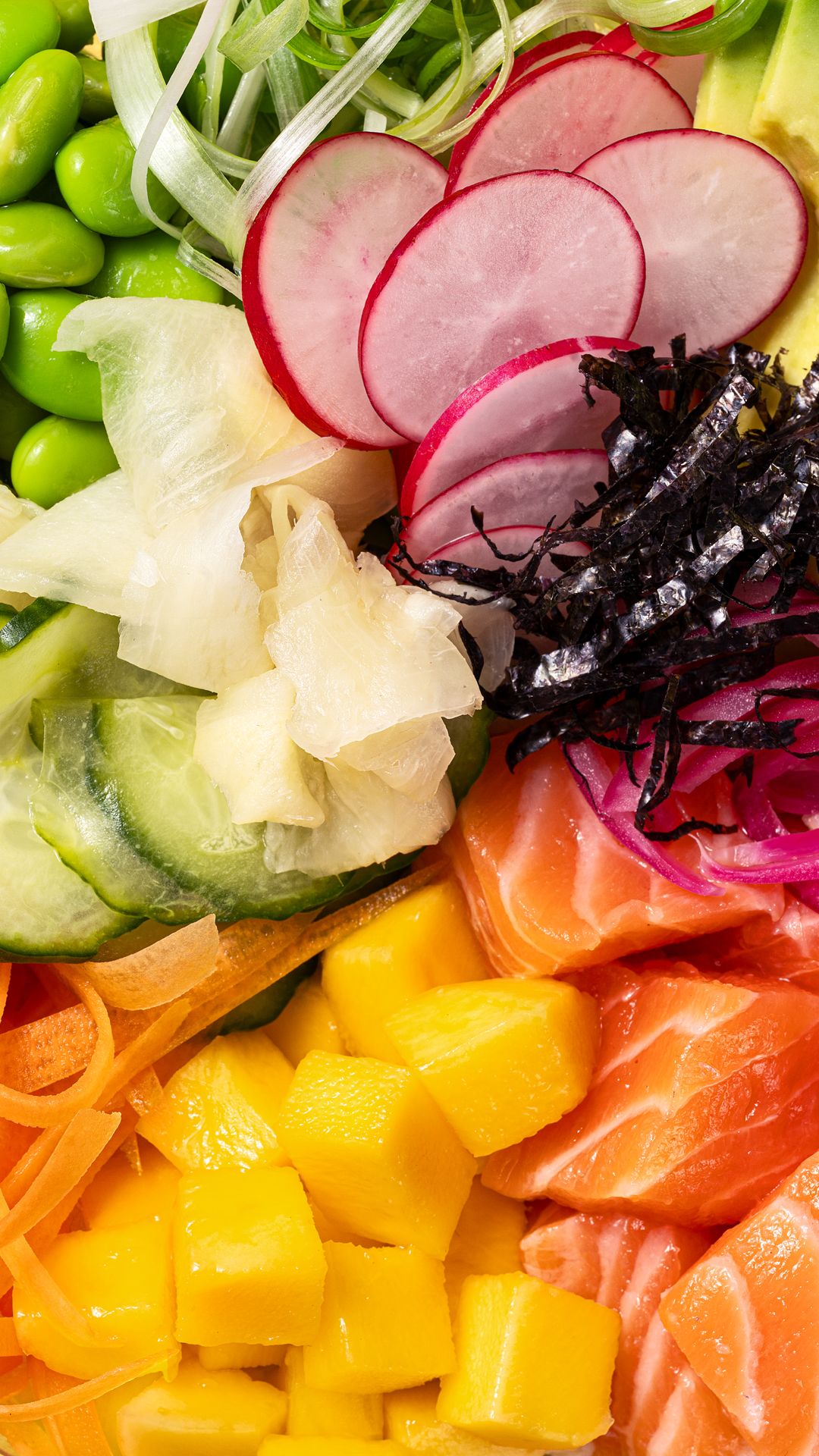 Fresh fruits prepared on a kitchen counter